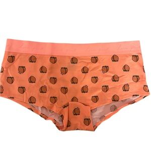 PINK Peach Print Boyshorts